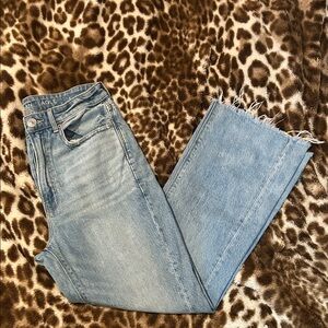 American Eagle Outfitters Light Blue Cropped Jeans
